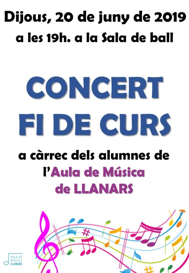 cartell concert aula