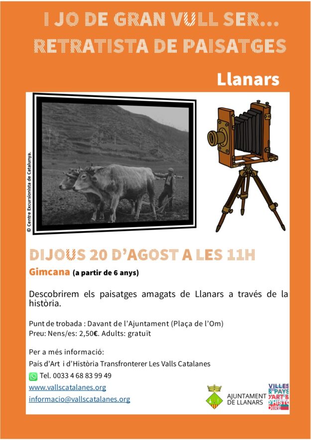 cartell retratista de paisatges 20 agost