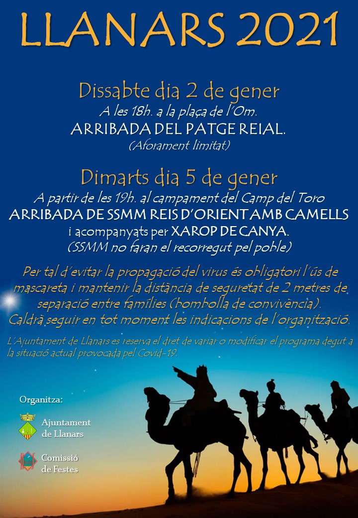 Cartell patge i reis d’orient
